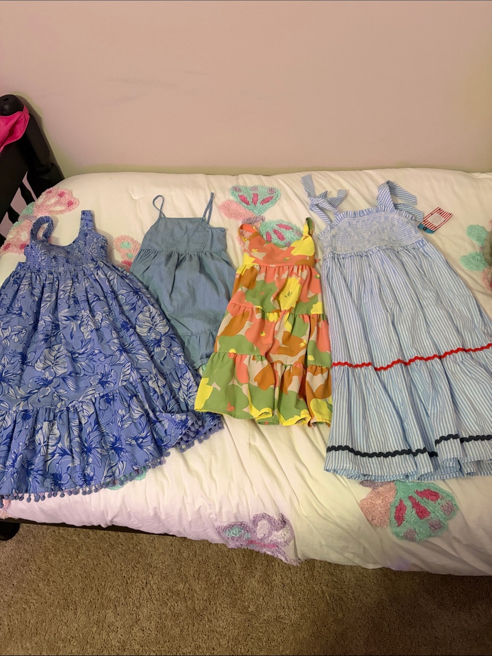 Girls size 4-6 maxi dress lot
